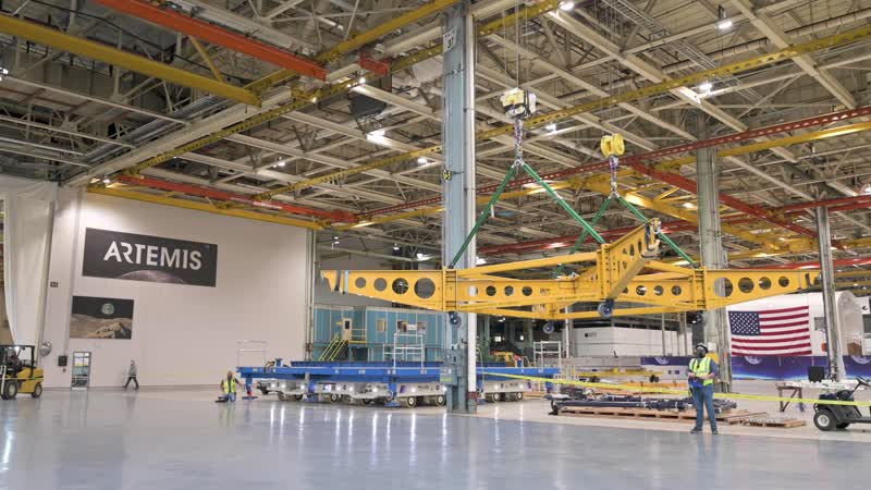 NASA Readies Artemis II Forward Skirt for First Core Stage Mate